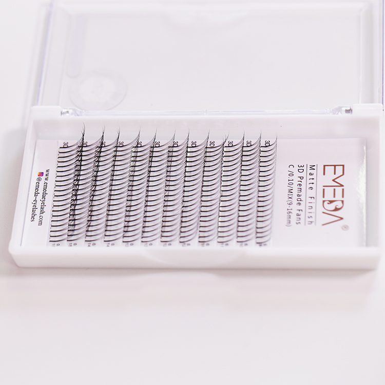 Wholesale Russian Volume Lash Eyelash Extension Premade Fanned Volume Lashes 