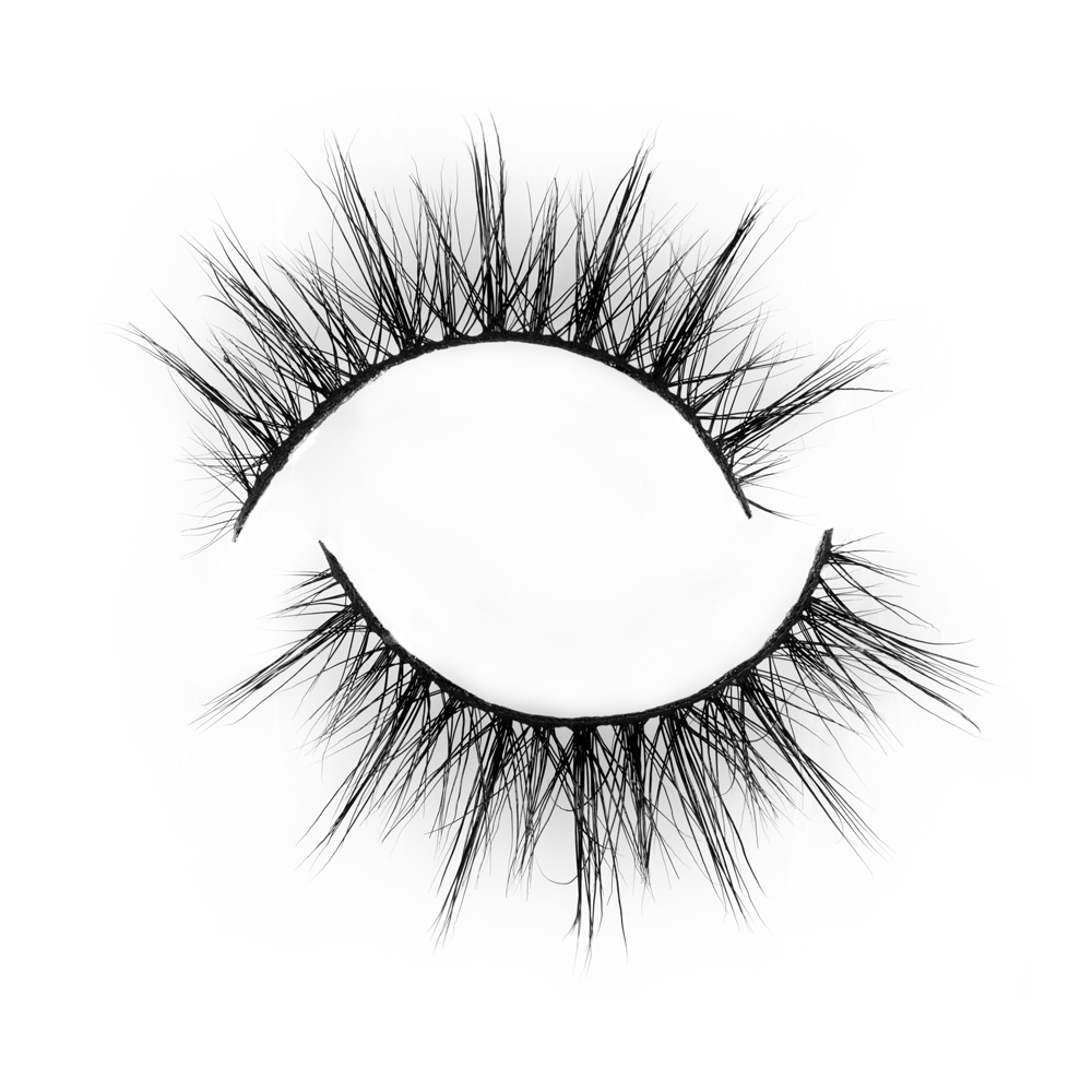 Best quality mink eyelashes vendor private label 15-18 mm  USA YL98 