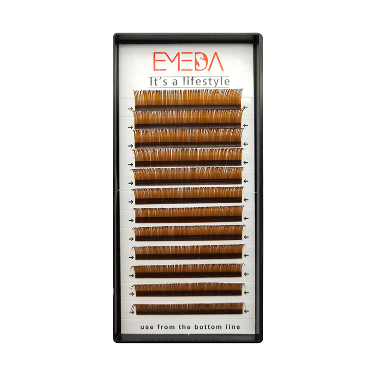 Inquiry For Colored Volume Lash Extension Vendor With Factory Wholesale Price Brown Lash Extension YL40 Inquiry For Colored Volume Lash Extension Vendor With Factory Wholesale Price Brown Lash Extension YL40