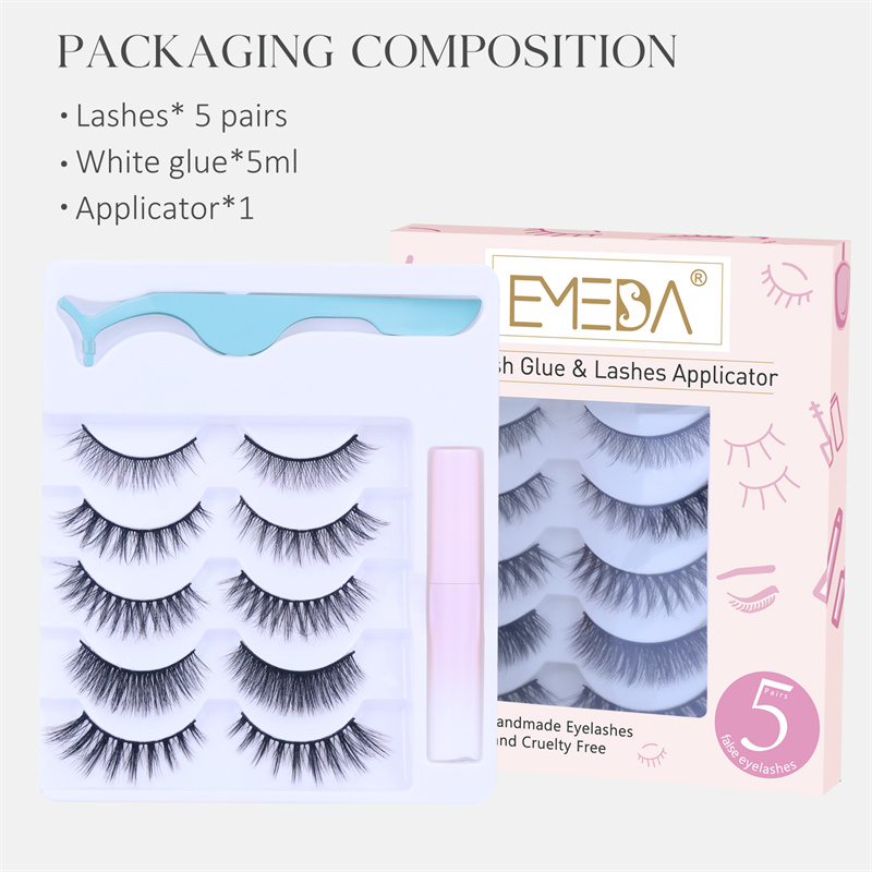 Wholesale Best Selling New Arrival 3D False Eyelashes Kit In 2022 