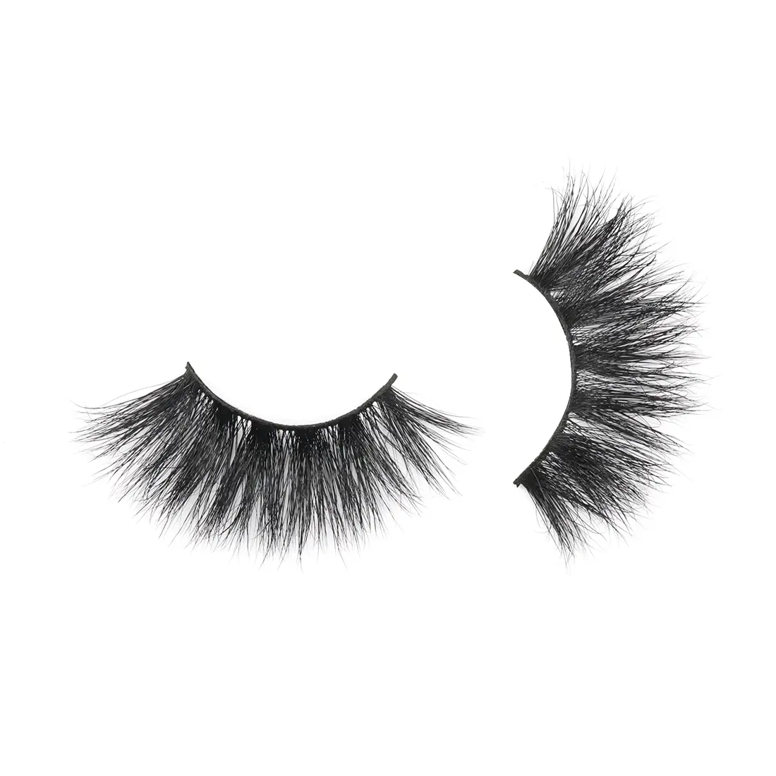 25mm real mink lash Thick band Comfortable to wear Light weight Private label