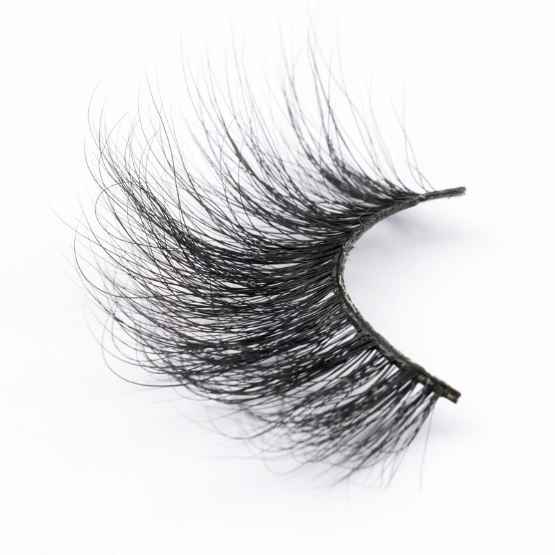 25mm 3D Mink Lashes Dramatic Volumn Thick Strip False Eyelashes 2020 EL