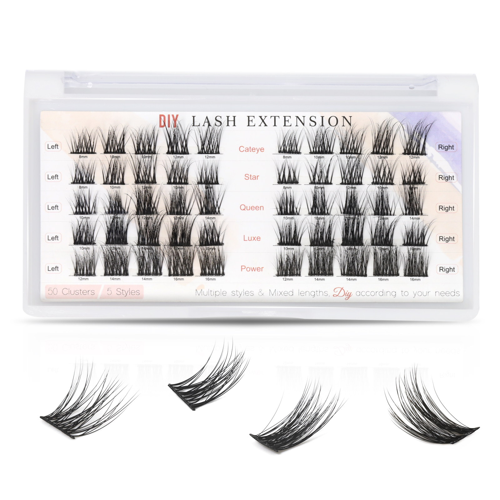 EMEDA Best Individual Natural Cluster Eyelashes Manufacturer  YZZ