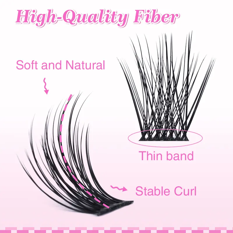 Cluster lash Custom style Save your cost High quality Easy to use