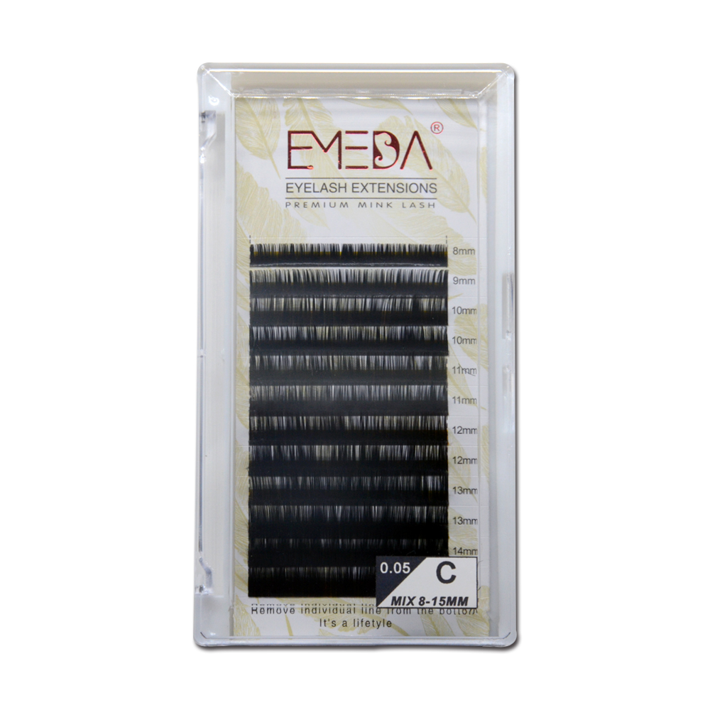 Eyelash Manufacturer Produce High-quality Korea PBT Fiber Eyelash Extension Soft Eyelashes with Private Box in the UK 