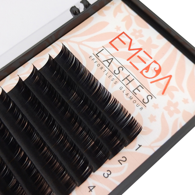 Korean eyelash extensions wholesale factory used best materials 