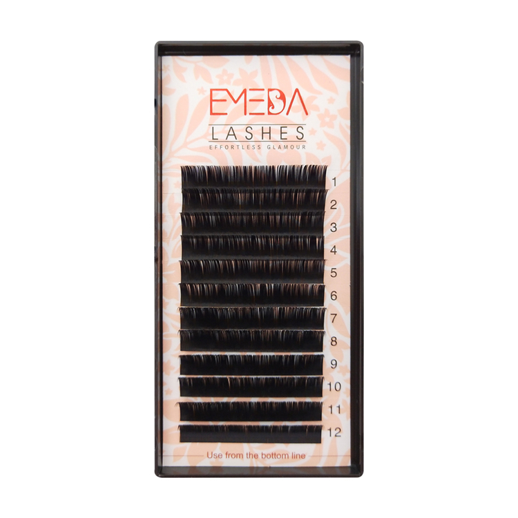 Provide different eyelash extensions options silk/mink/sable materials 
