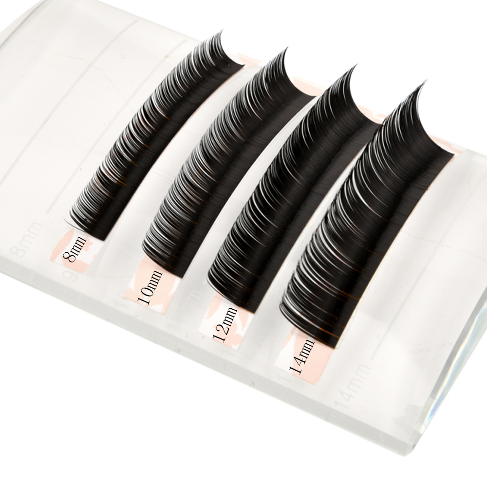 High Quality Korea PBT Fiber Russian Volume Eyelash Extensions C D Curl UK USA 