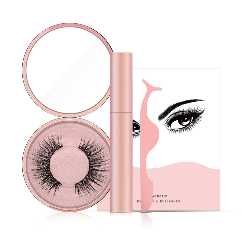 Magnetic Eyeliner With 3D Magnetic Eyelashes & Tweezers JN016