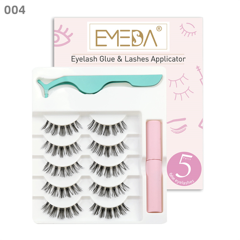 Wholesale 3D False Lash Kit With Eyelash Glue And Applicator-A series