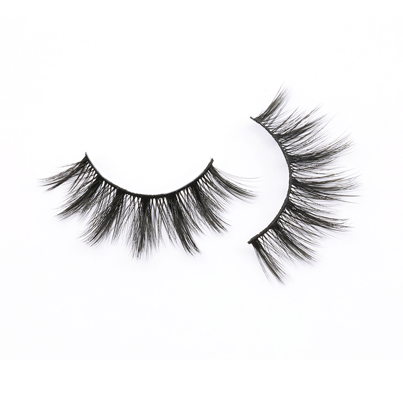 Faux Mink Lashes Thick Crossed  Fluffy Volume Big Eyelashes