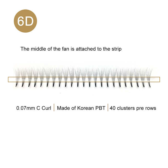 Wholesale 6D flare fan eyelash extension PY1