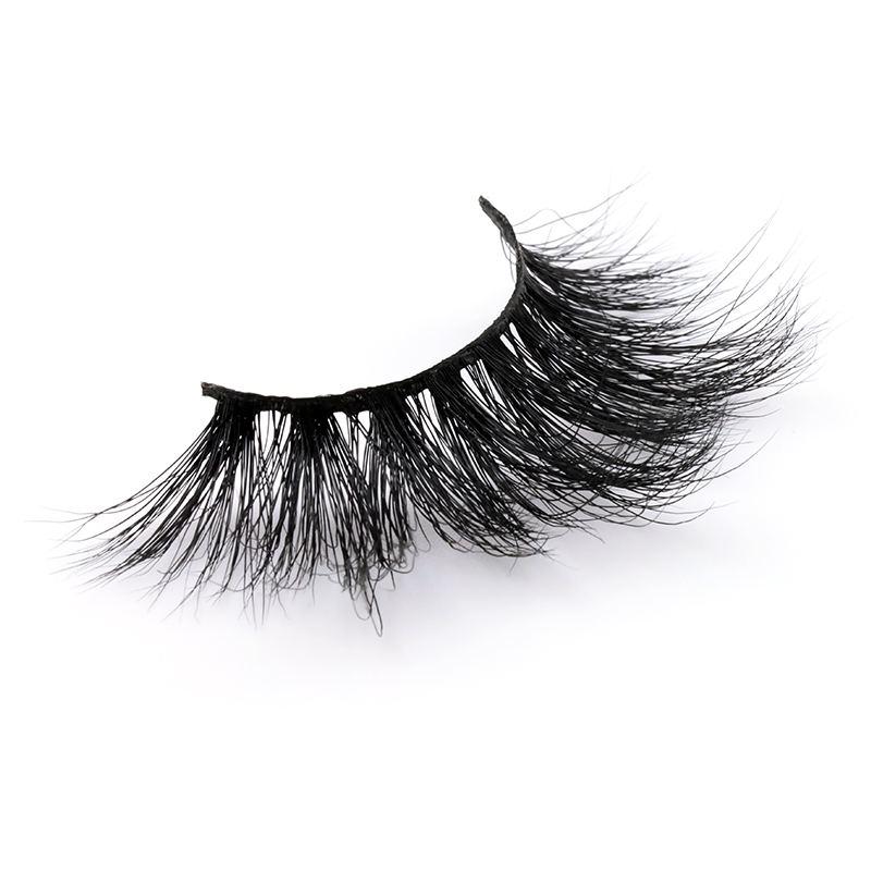 Private label New fluffy and long dramatic styles 25mm real mink lashes with packge lash box in UK/US 2022 XJ35