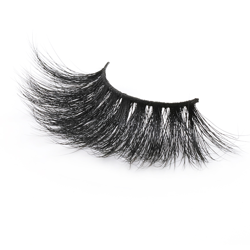 25mm 8D Mink Hair False Eyelashes Dramatic Long Wispies Fluffy Lashes 2020 EL JN