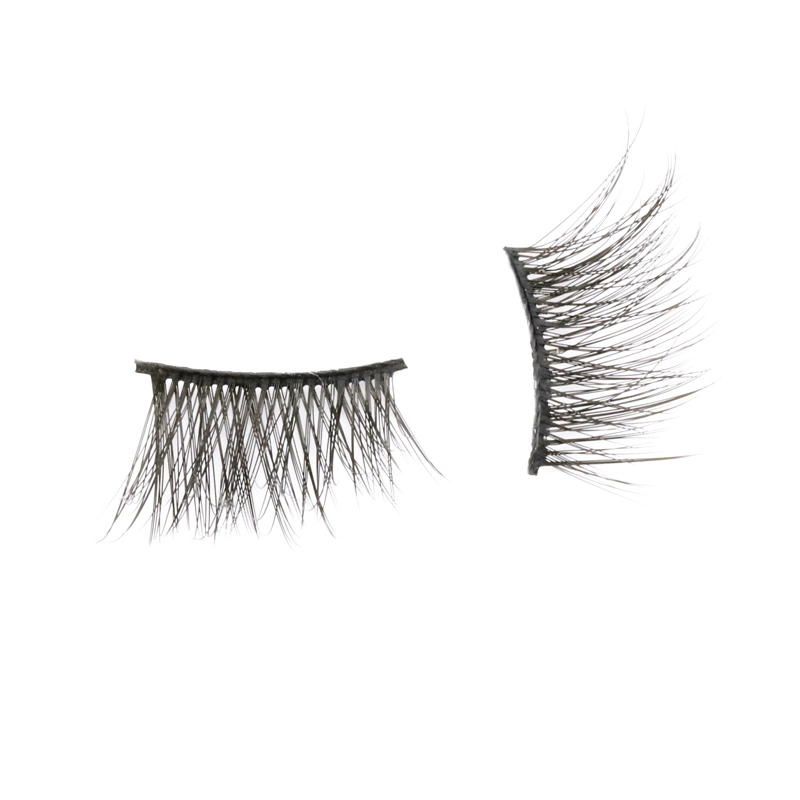 Emeda faux mink natural Half lashes small corner eyelash Thin Clear Band Free Samples Wholesale g