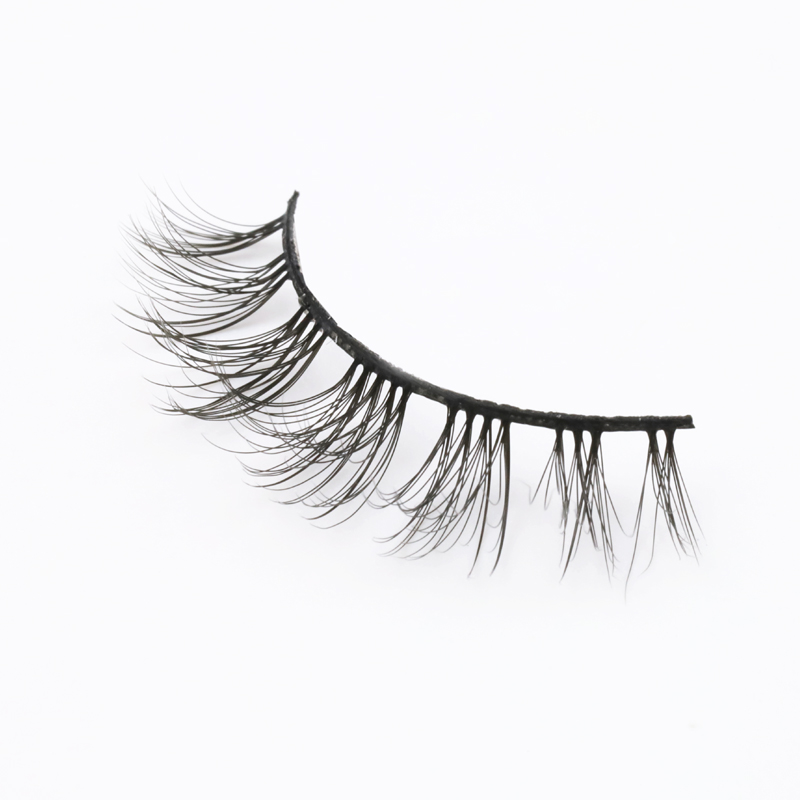 Inquiry for wholesale NEW Best selling 3D silk lashes  short natural lash styles with cruelty free super soft hair usable cotton band in UK and US 2020  XJ37