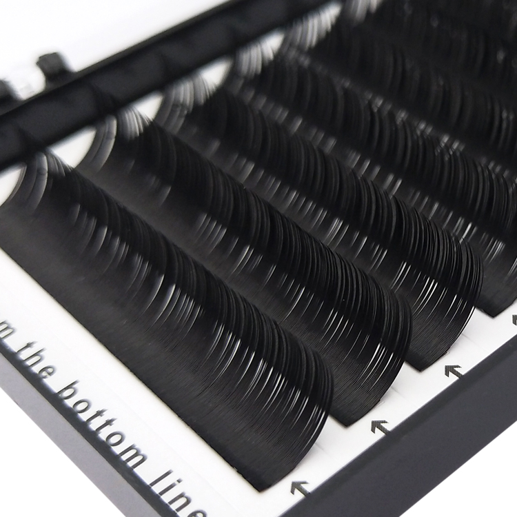 High-end Lash Vendor Supply Korea PBT Fiber Eyelash Extensions with Private Label in the UK Canada USA YY78