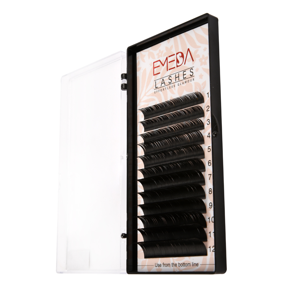 High Quality Korea PBT Fiber Russian Volume Eyelash Extensions C D Curl UK USA 