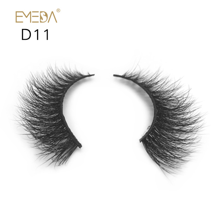 Mink Eyelashes 3D,100% Siberian Mink Fur Eyelash Strips On Wholesale YH021