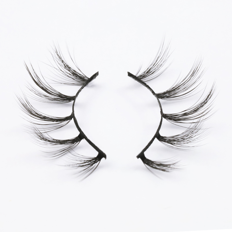 Faux Mink Lashes Thick Crossed  Fluffy Volume Big Eyelashes