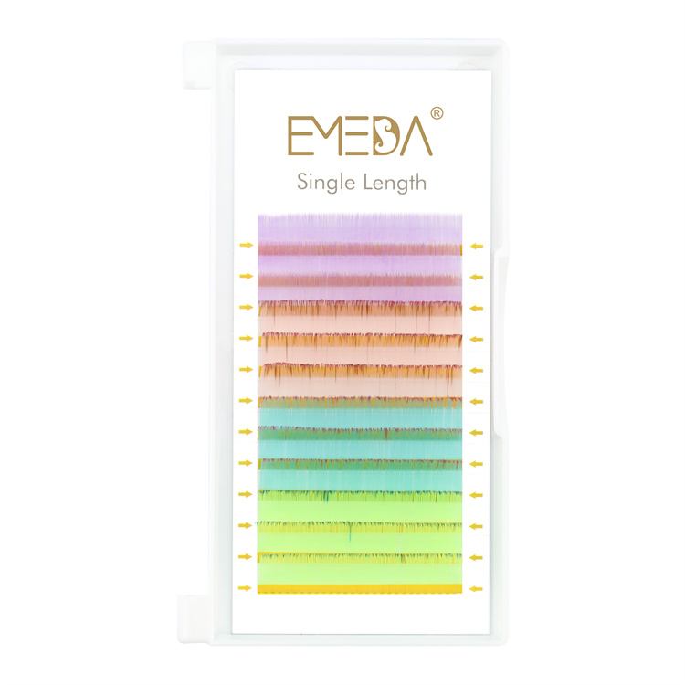 New Fashion Ombre Colored Lash Extension Wholesale