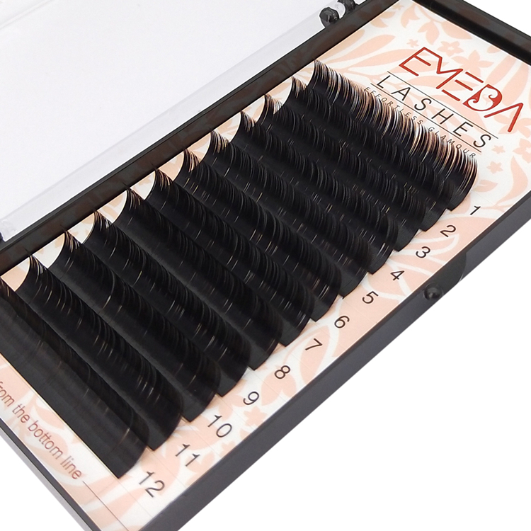 Korean eyelash extensions wholesale factory used best materials 