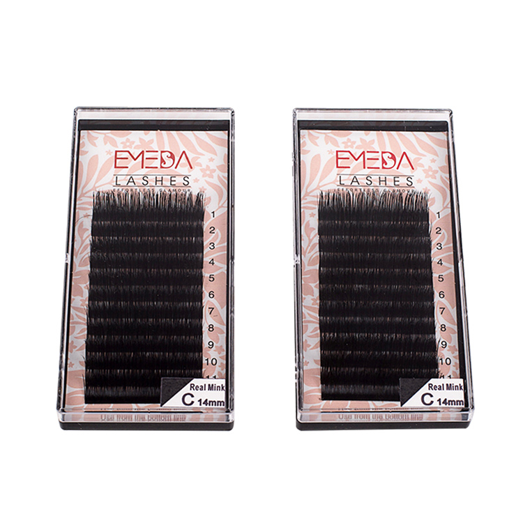 Siberian Real Mink Eyelash Extensions Supplier Wholesale Individual Lashes PY1