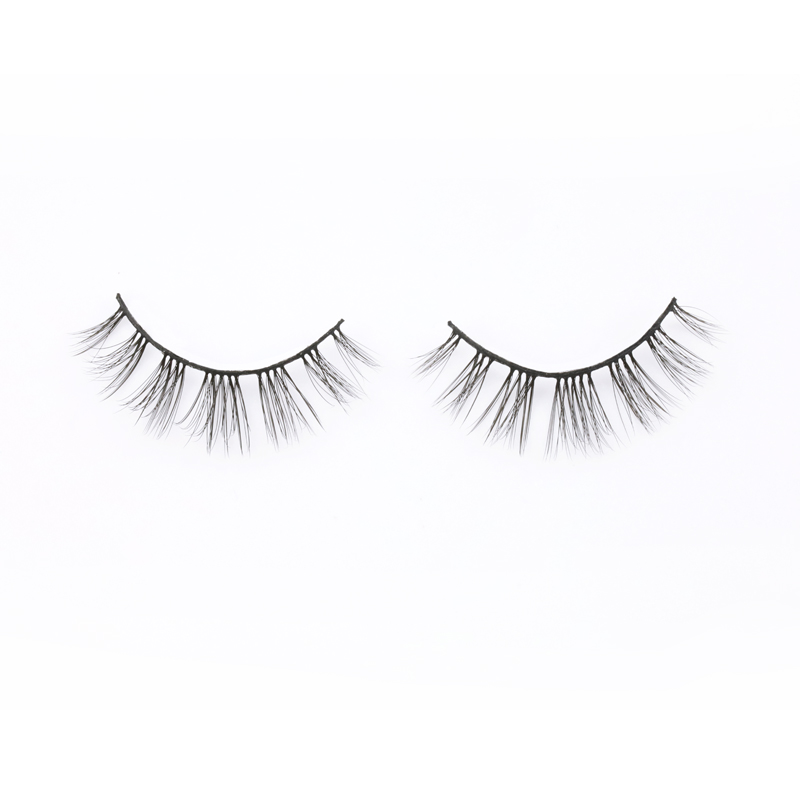 Inquiry for wholesale NEW Best selling 3D silk lashes  short natural lash styles with cruelty free super soft hair usable cotton band in UK and US 2020  XJ37