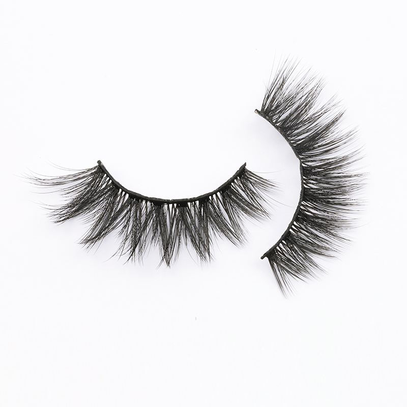 Faux Mink Lashes Thick Crossed  Fluffy Volume Big Eyelashes