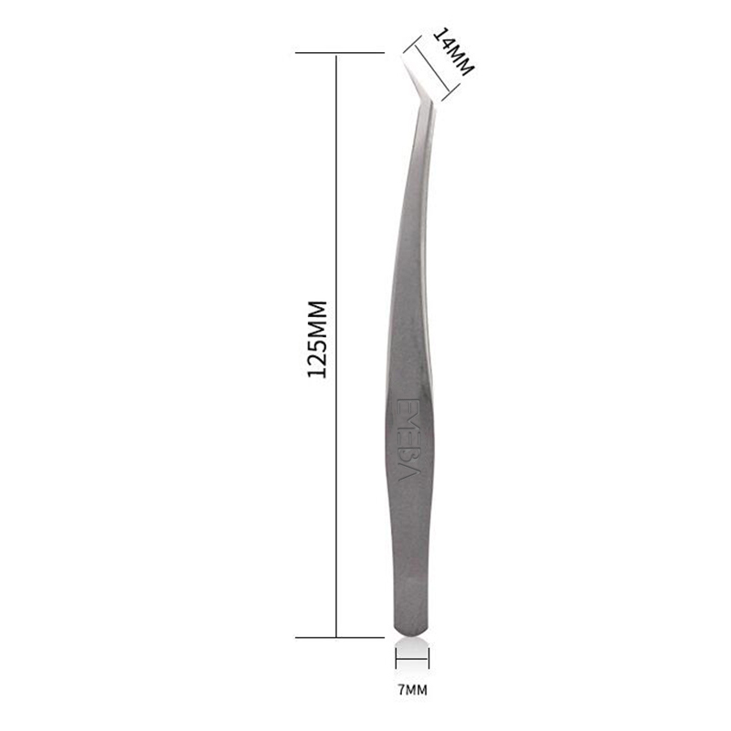 Wholesale price best eyelash tweezers stainless steel material  YL