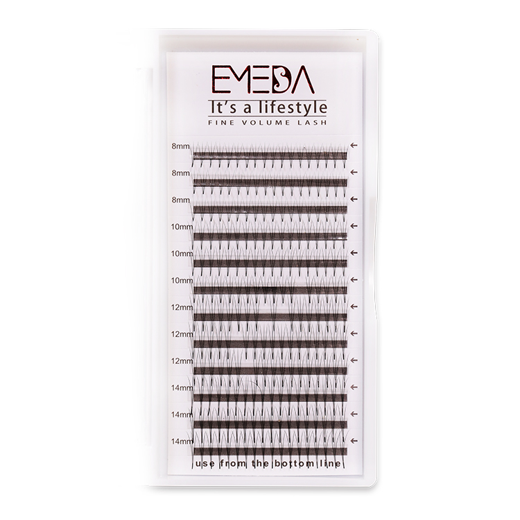 Wholesale Russian Volume Lash Eyelash Extension Premade Fanned Volume Lashes 