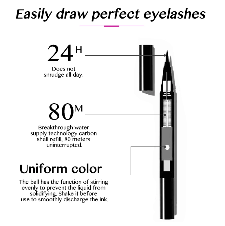  New Trend Wholesale Waterproof Magic Eyeliner Pencil Adhesive ZX14